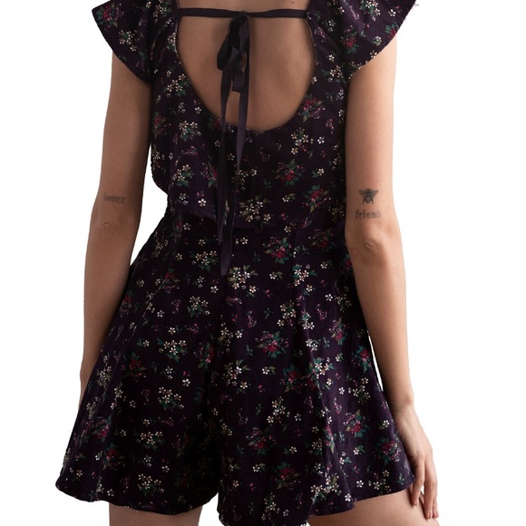 Free People flower print romper - Picture 2 of 5